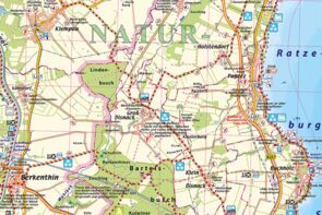 Kartenausschnitt der Gemeinde Groß Disnack und Umgebung